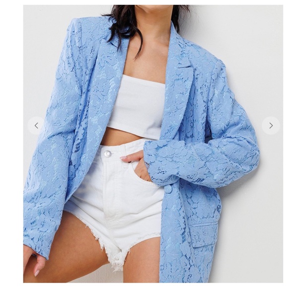 31 LACE OPEN FABULOUS BLAZER - Picture 2 of 3